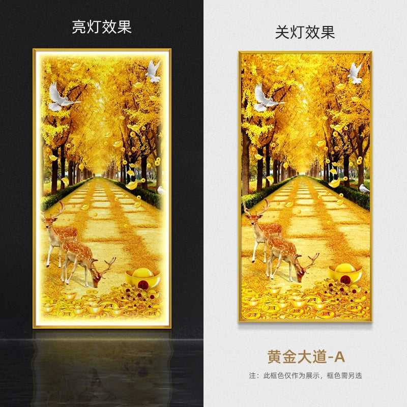 黄金大道 金林禄财 Money tree vertical