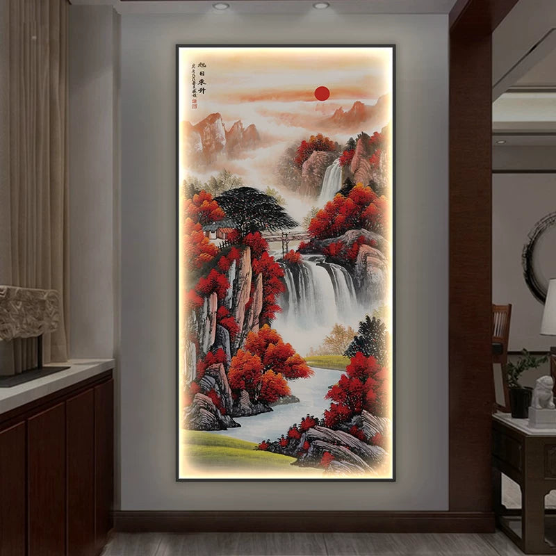 山水画 鸿运当头