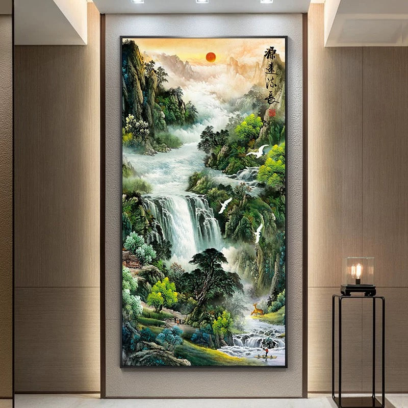 山水画 福禄吉运山水