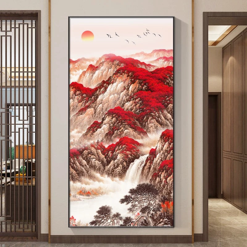 山水画 鸿运当头