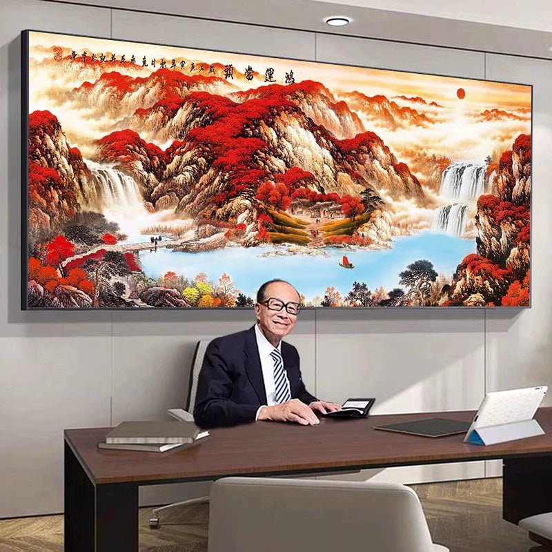 山水画 水墨风格