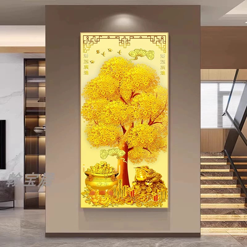 招财进宝 财源金树