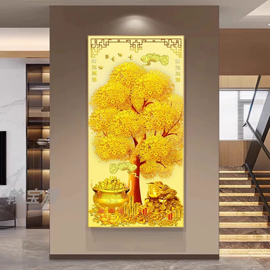 招财进宝 财源金树