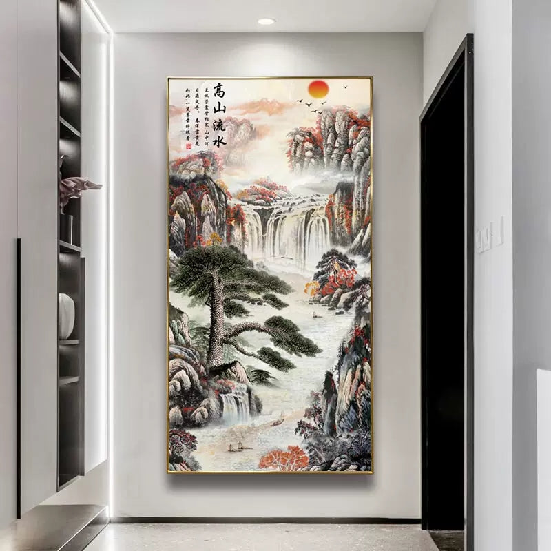 山水画 高山流水