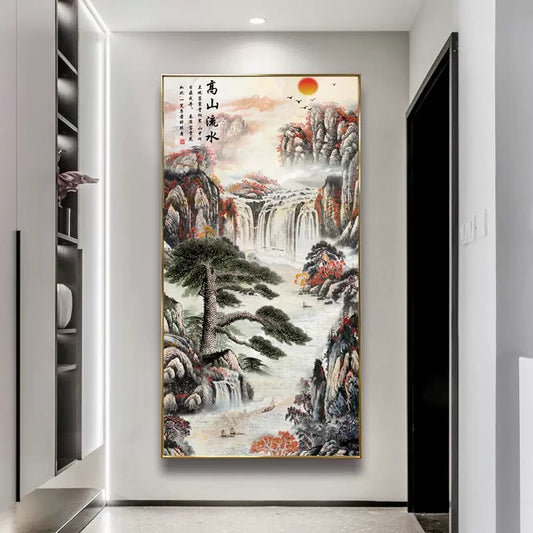 山水画 高山流水