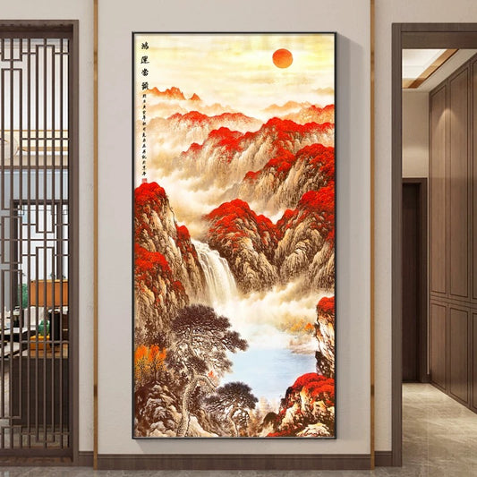 山水画 鸿运当头