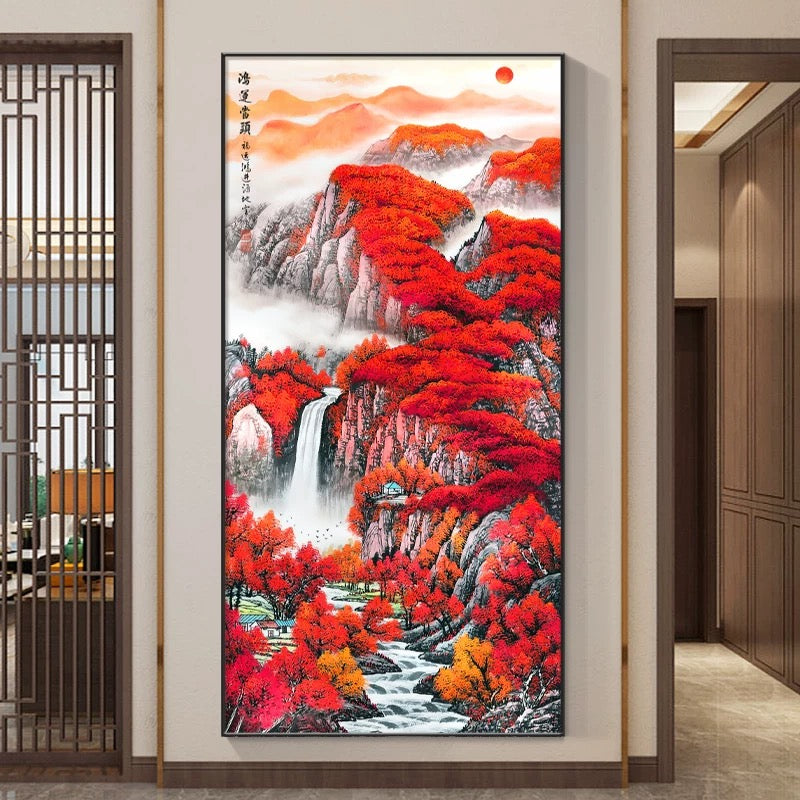 山水画 鸿运当头