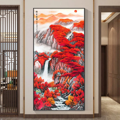 山水画 鸿运当头