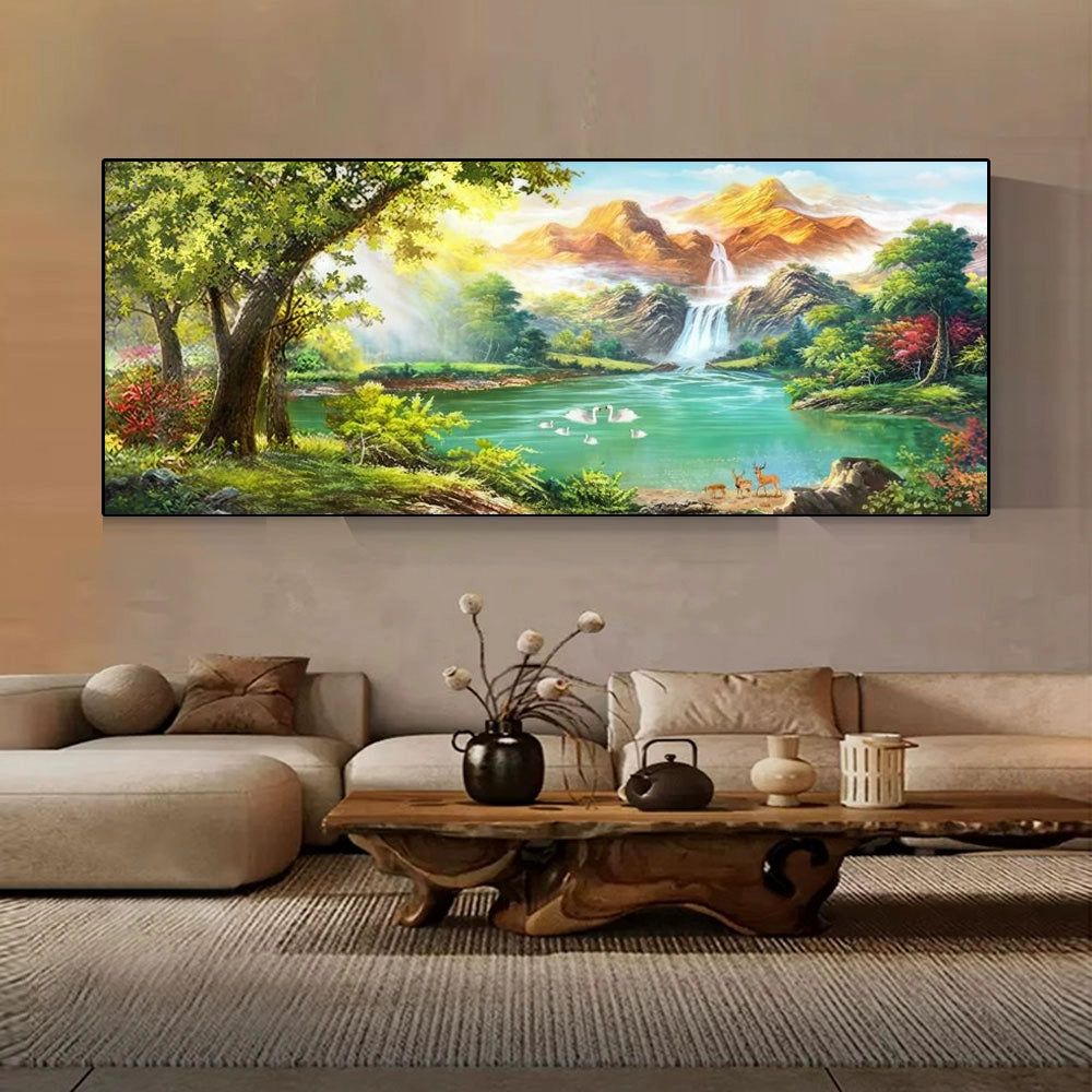 山水画 油画风格