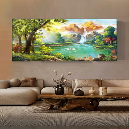 山水画 油画风格