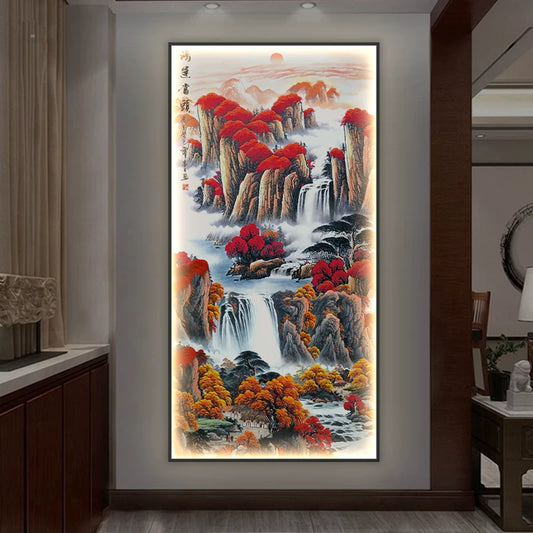 山水画 鸿运当头