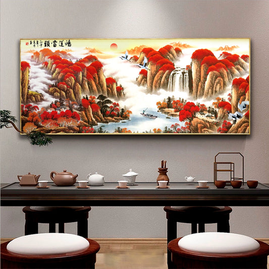 山水画 水墨风格