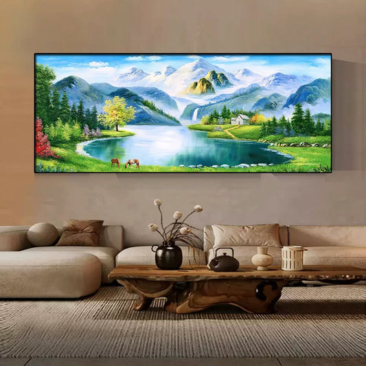 山水画 油画风格