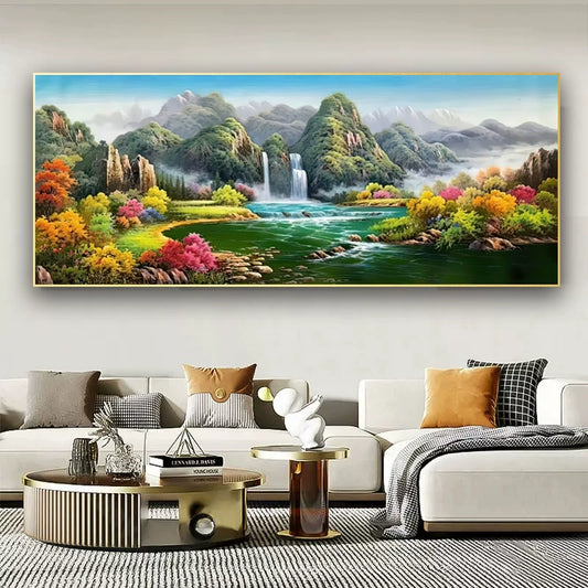 山水画 油画风格