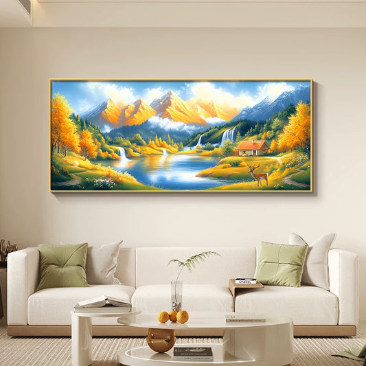 山水画 油画风格