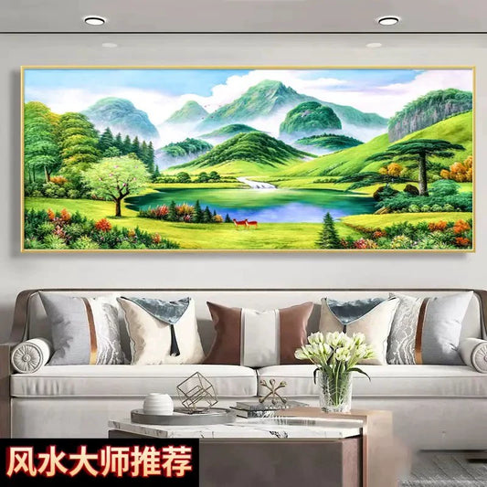 山水画 油画风格