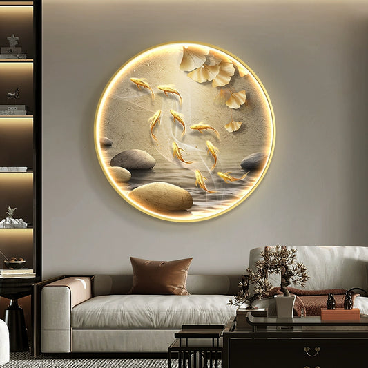 圆形D 九鱼石韵