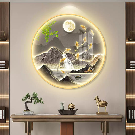 圆形A 玄关九鱼