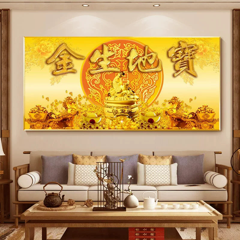 招财进宝 宝地生金