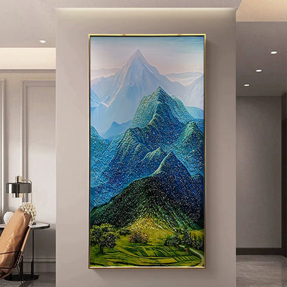 龙脉青山靠山图