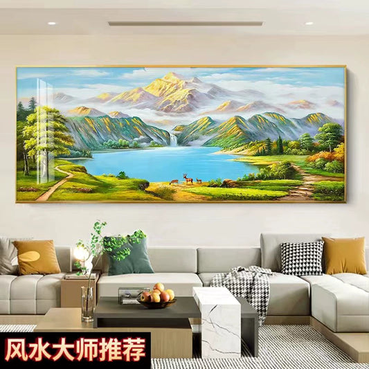 山水画 油画风格