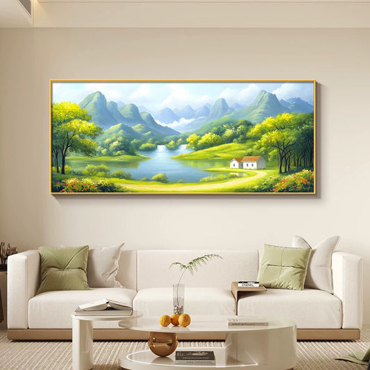 山水画 油画风格