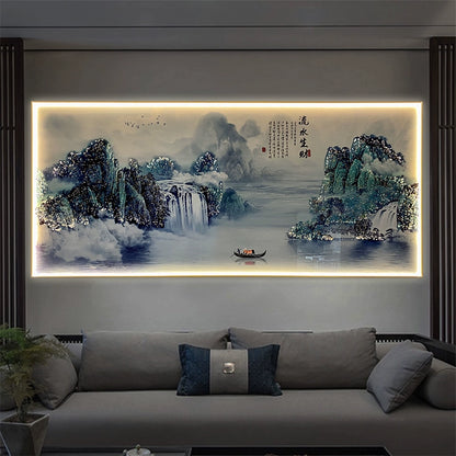 山水画 水墨风格