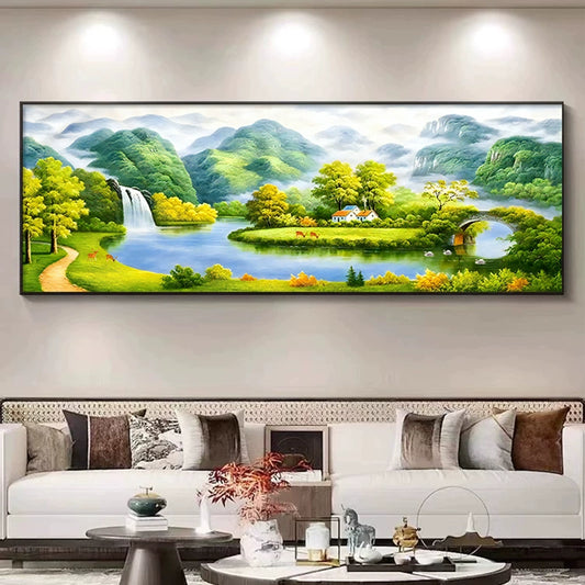 山水画 油画风格