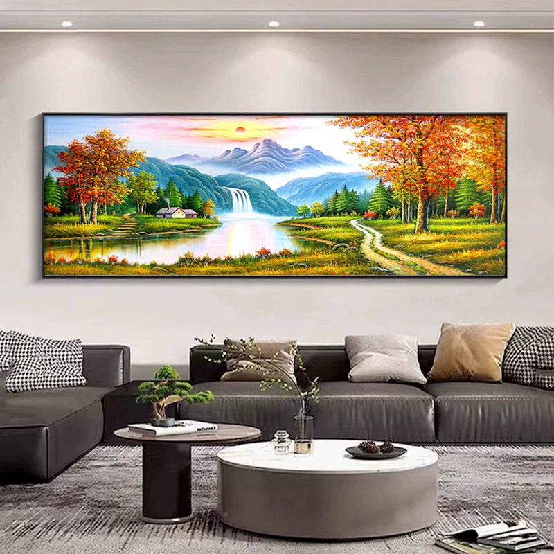 山水画 油画风格