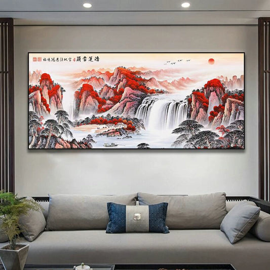 山水画 水墨风格