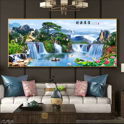 山水画 财源滚滚