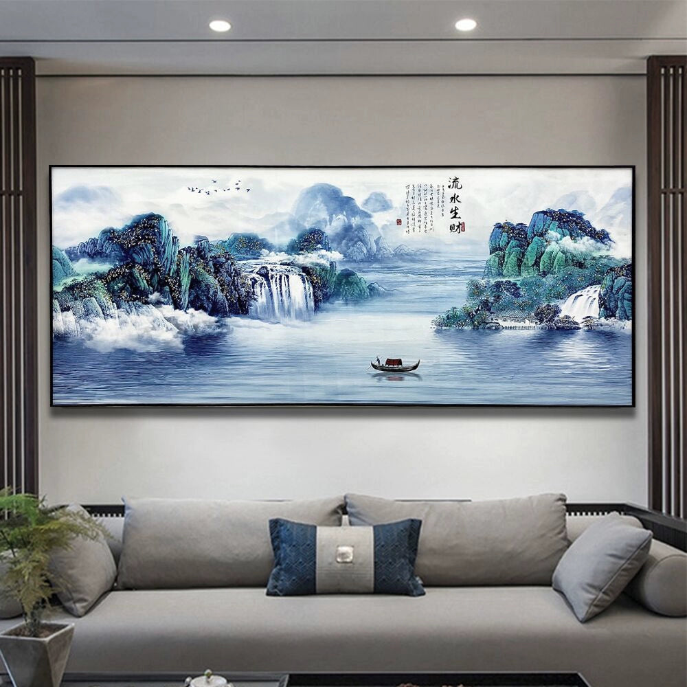 山水画 水墨风格