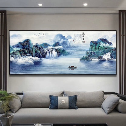 山水画 水墨风格