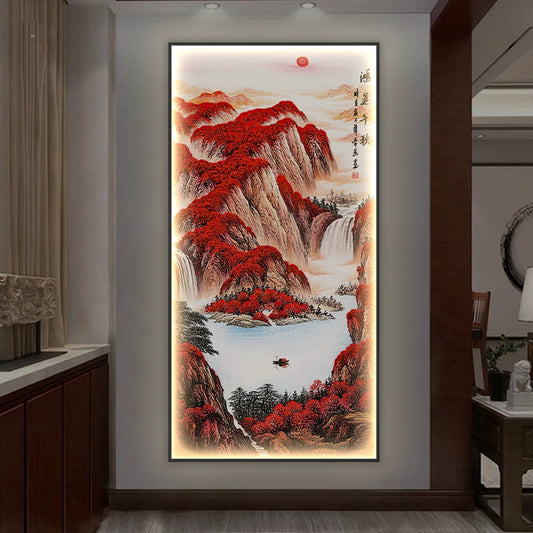 山水画 鸿运当头