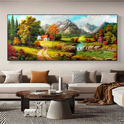 山水画 油画风格