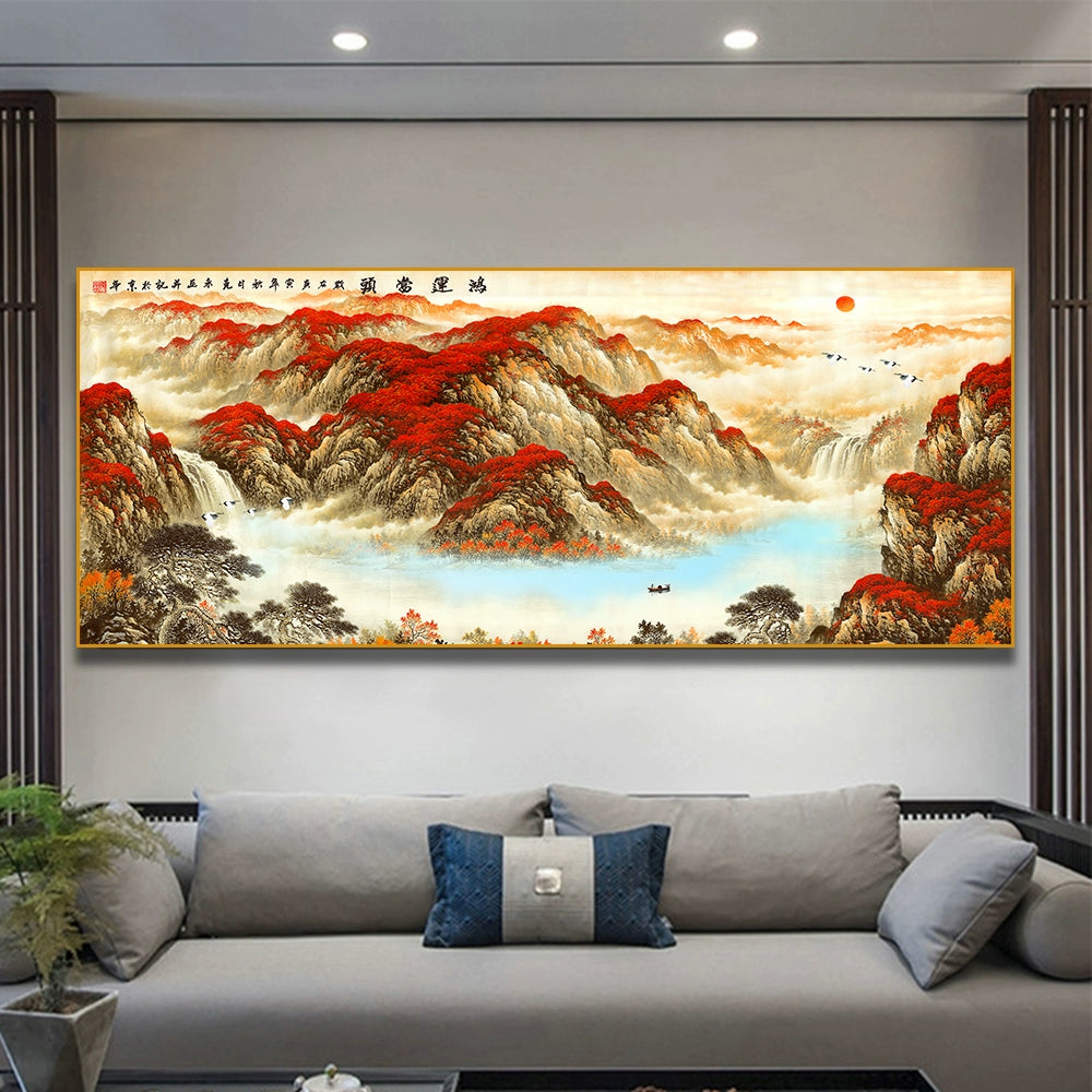 山水画 水墨风格