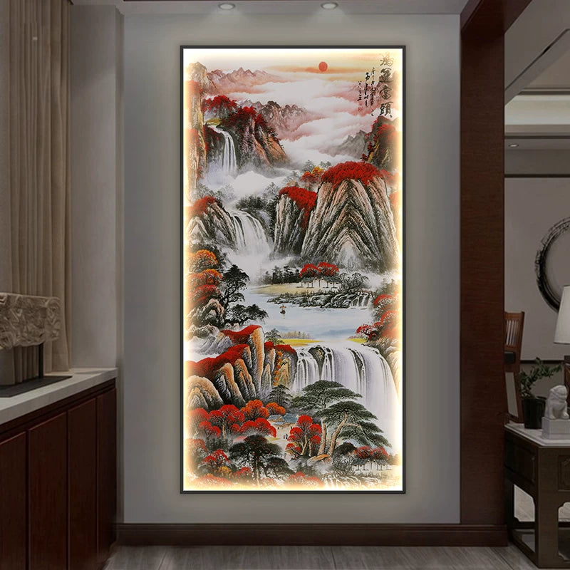 山水画 鸿运当头