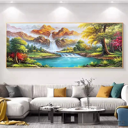 山水画 油画风格