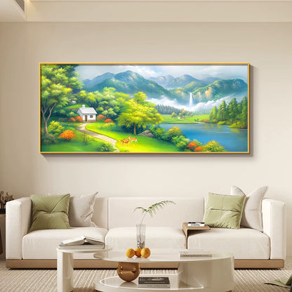 山水画 油画风格