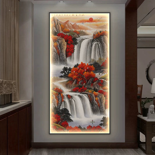 山水画 鸿运当头