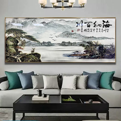 山水画 水墨风格