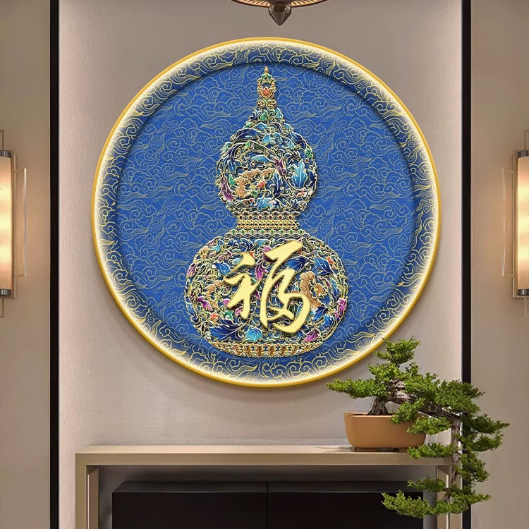 福字 珐琅彩 圆