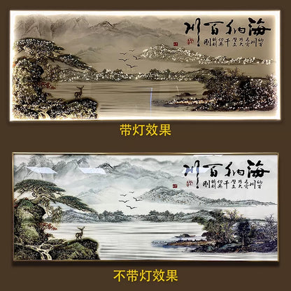 山水画 水墨风格