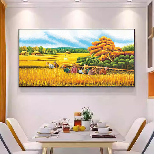 麦田丰收 五谷丰登